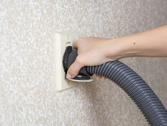 plugging in a central vacuum system